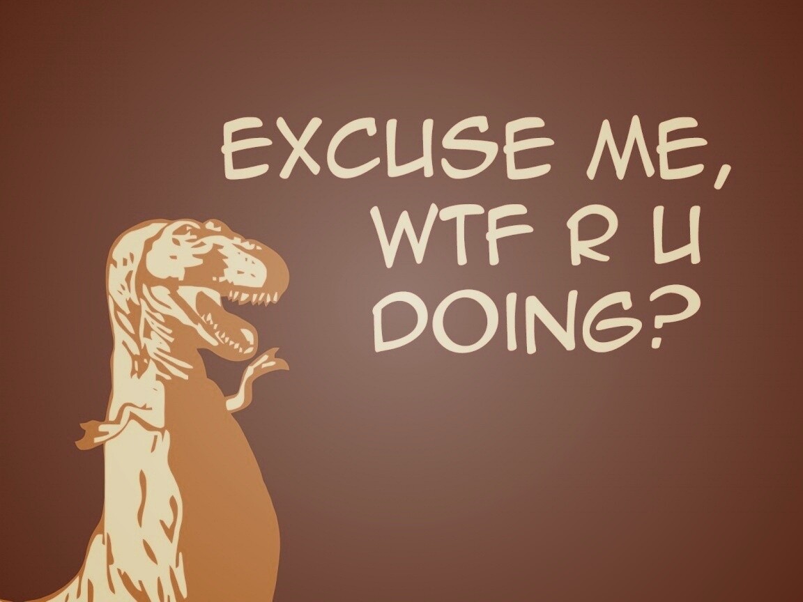 Excuse me, wtf are you doing? обои