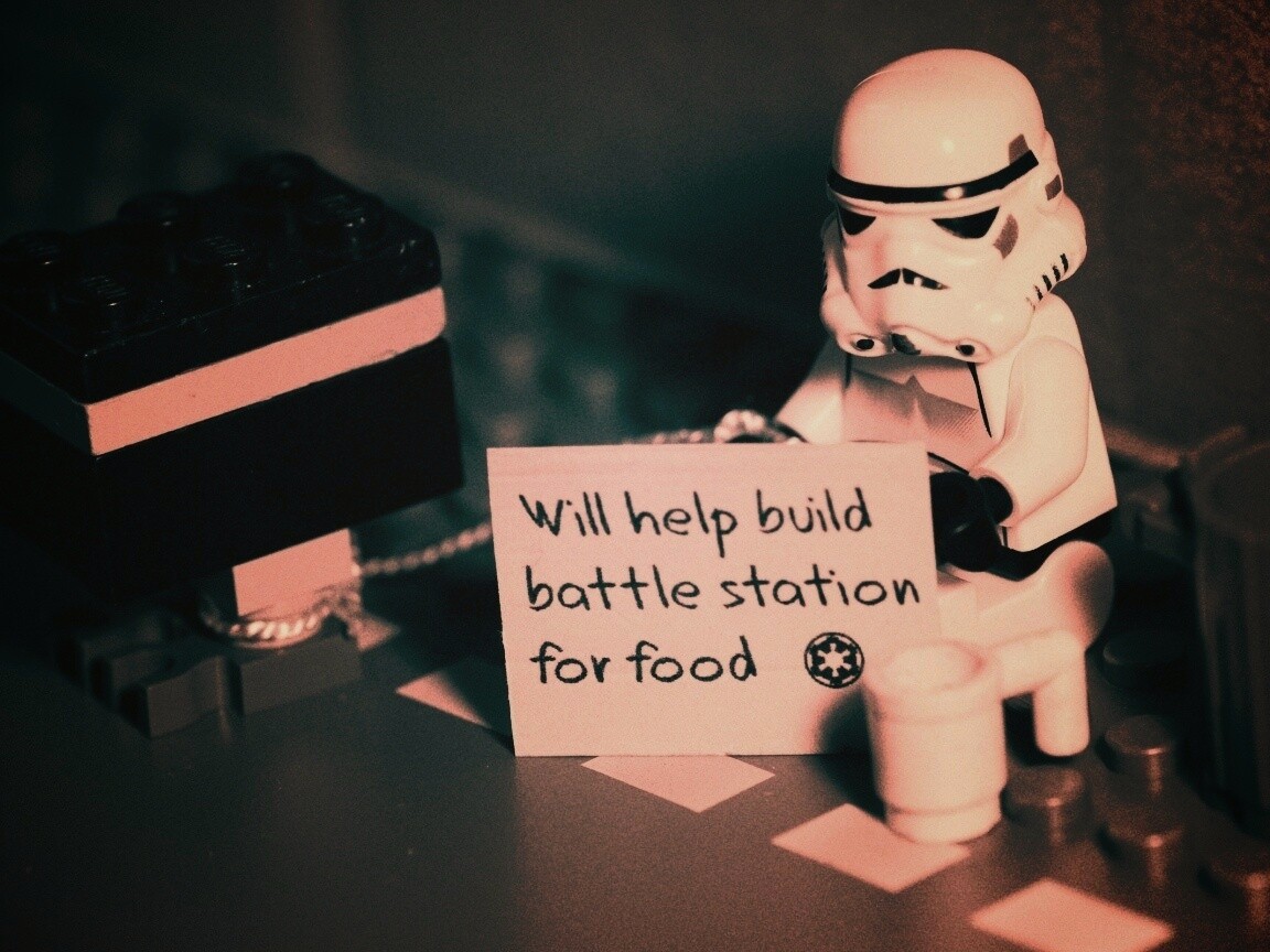 Помогу построить Звезду Смерти за еду обои