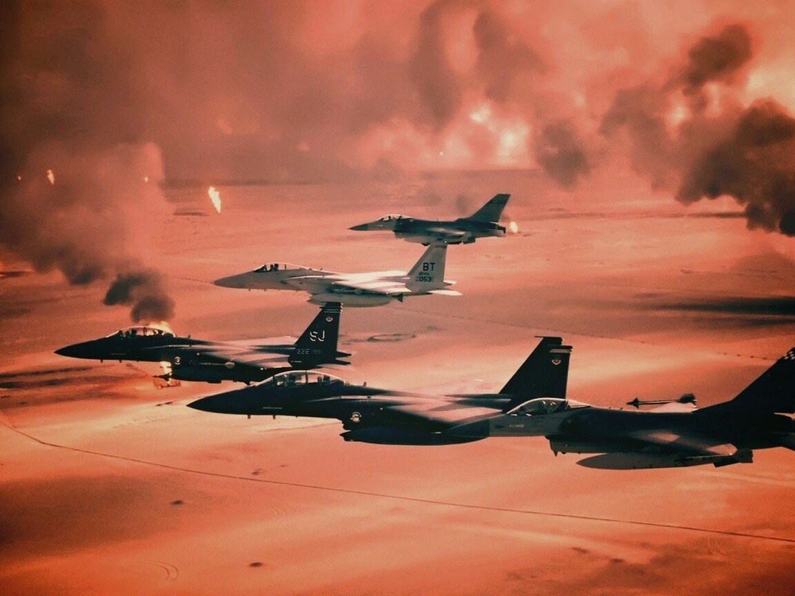 Пустынный шторм обои