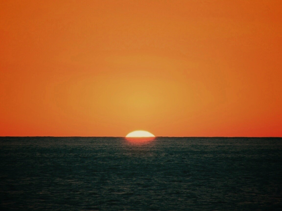 Идеальный закат обои