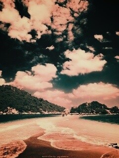 Двойное море обои