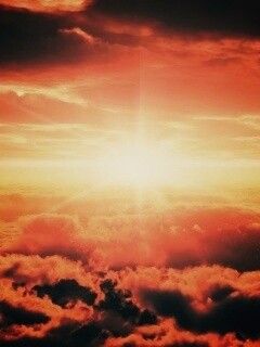 Небеса и солнце обои