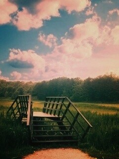 Мостик обои