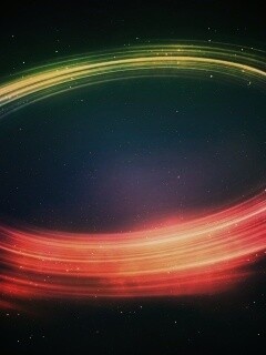 Радужный световой круг обои