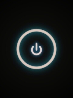 Горящая кнопка запуска обои