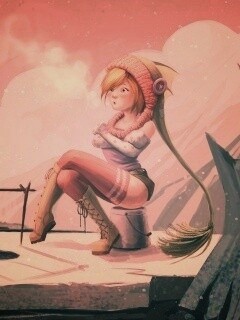 Тяготы зимней рыбалки обои