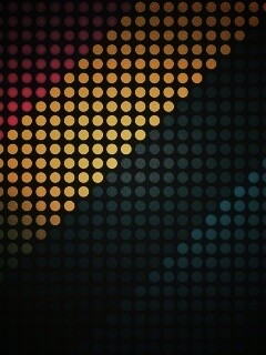 Полосы из цветных кругов обои