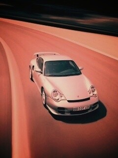 Порше на треке обои