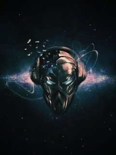 Космический логотип Пиратской Станции обои