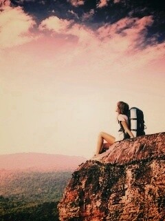 Девушка турист обои