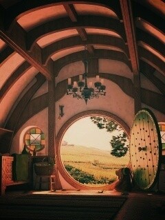 Дом хоббитов обои