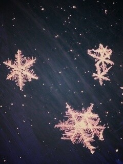 Снежинки обои