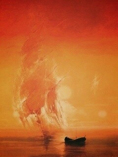 Призрачный парусник обои