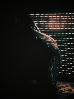 Машина в закрытом гараже обои