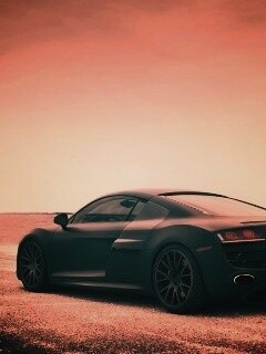 Черный ауди ТТ обои