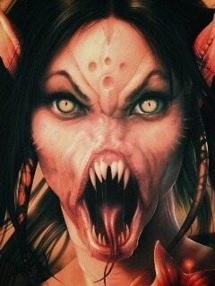 Эльфийка монстр обои