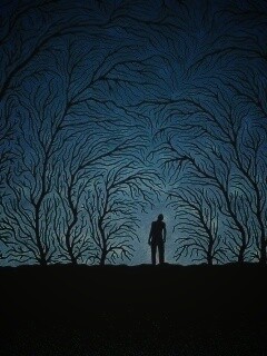 Смыкающиеся деревья обои