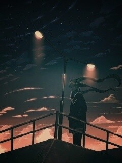 Под фонарем обои