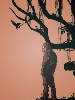 Человек в защитном костюме обои