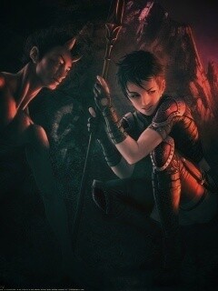 Девушка и сильван обои