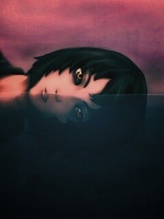 Девочка в воде обои