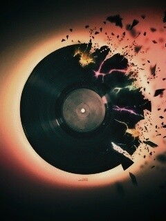 Разрывающийся винил обои