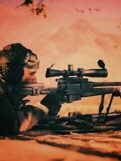 Стрелок в засаде обои