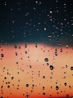 Капли на стекле обои