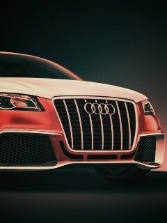 Красный Ауди обои