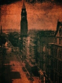 Старинное фото города обои