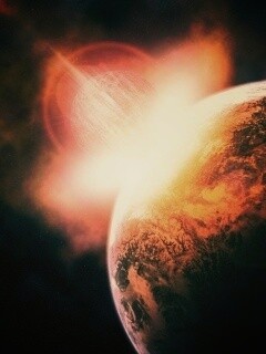 Восход за горизонтом обои