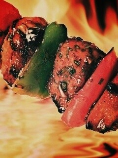 Сочный шашлычок обои