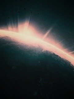 Восход над планетой обои