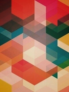 Разноцветные параллелограммы обои