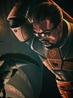 Рисованный Гордон Фримен обои