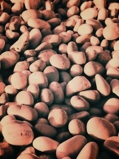 Белая галька обои