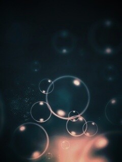 Пузыри в темной воде обои