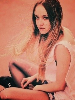 Девушка в образе модели обои
