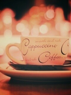 Чашечка капучино обои