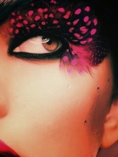 Макияж крупным планом обои