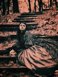 Среди черепов обои