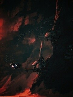 Красные горы обои