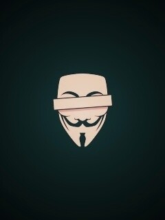 Маска Анонимуса обои