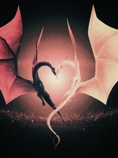 Влюбленные драконы обои