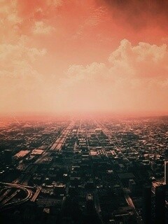 Город: вид сверху обои