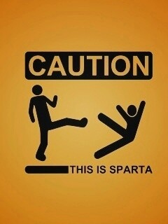 Осторожно, это Спарта обои