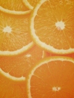 Апельсиновые дольки обои