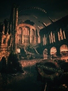 Затопленные руины обои