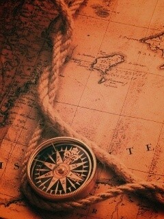 Старинная карта обои