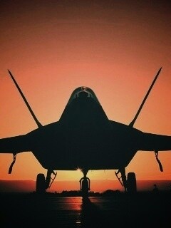 Истребитель F22 обои